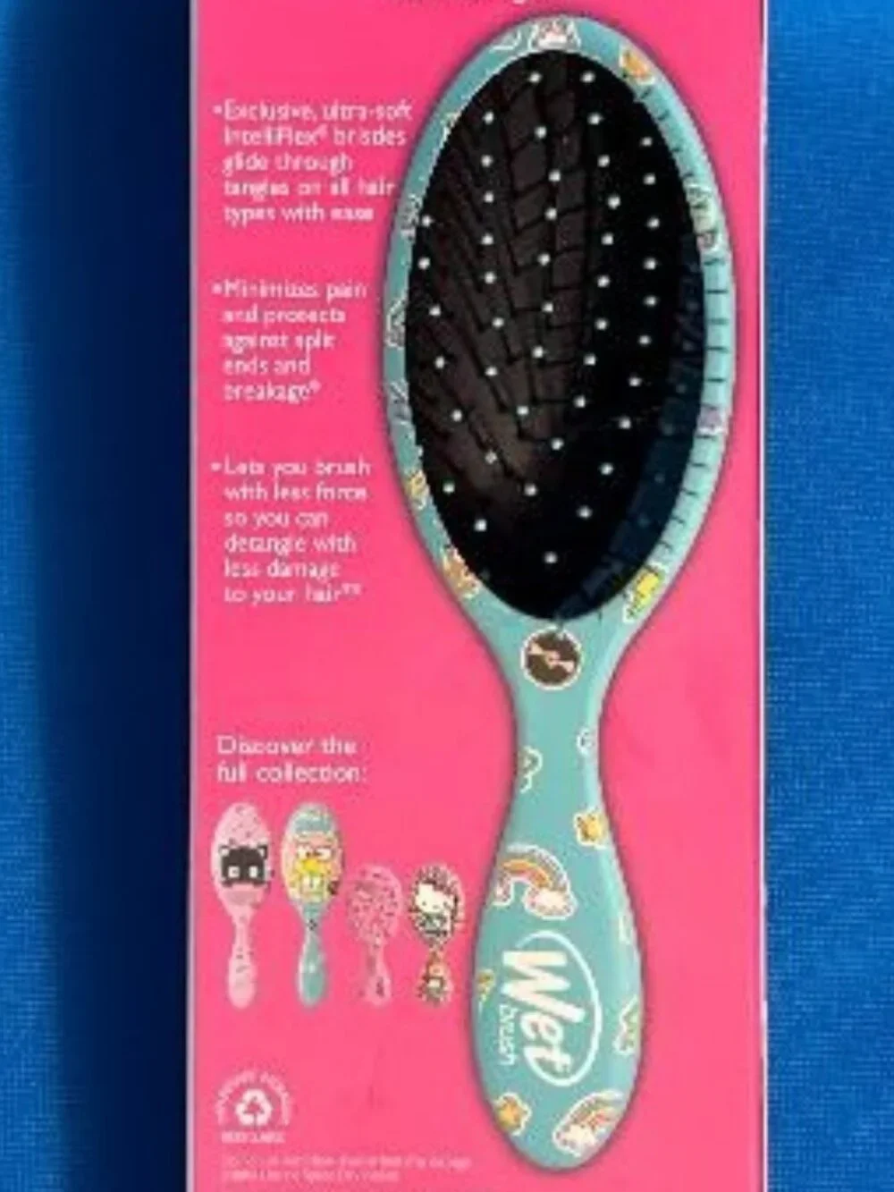 NEW & LIMITED EDITION KEROPPI HELLO KITTY ~ WET BRUSH ORIGINAL DETANGLER BRUSH
